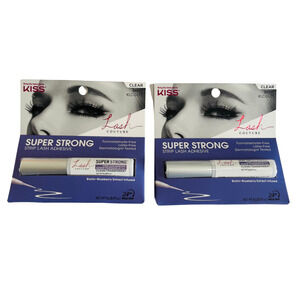 2 x Kiss Lash Couture Super Strong Strip Lash Adhesive ~ 67778 Clear